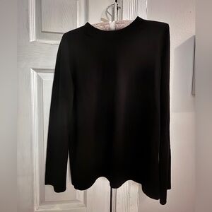 COS Classic Black Crewneck Sweater